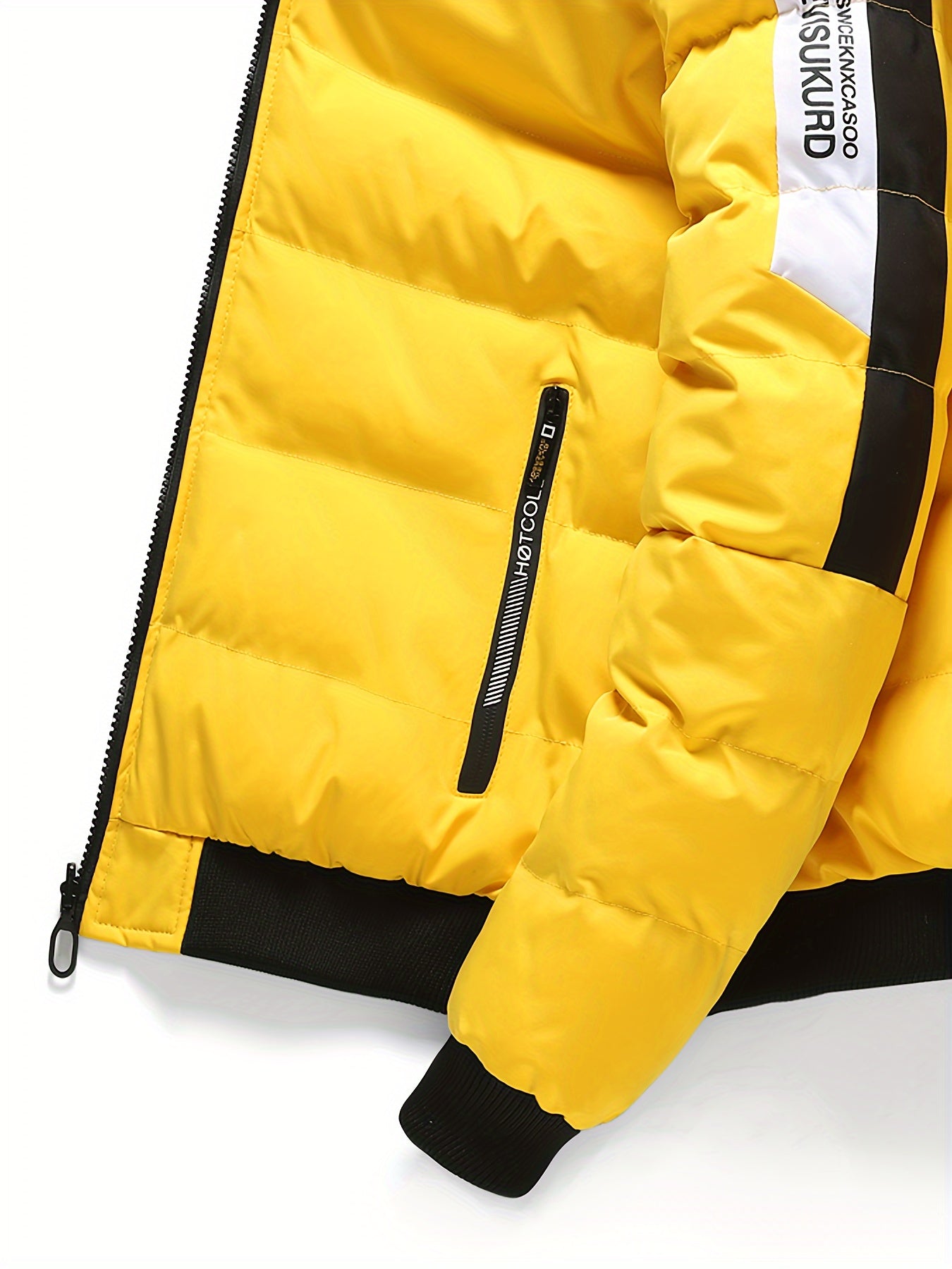 Abrigo con Capucha para Hombre Chaquetón Térmico Invierno