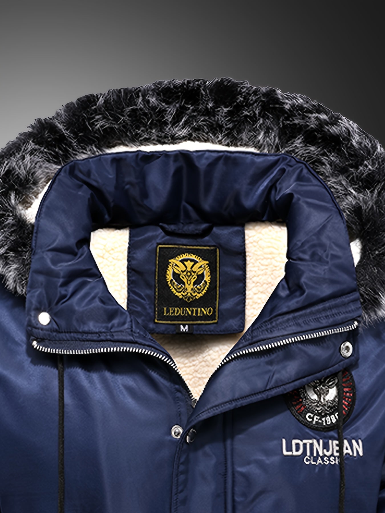 Abrigo con Capucha para Hombre  Antiviento y Frío